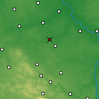 Nearby Forecast Locations - Piastów - Map