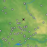 Nearby Forecast Locations - Pyrzowice - Map