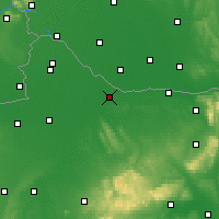 Nearby Forecast Locations - Győr - Map