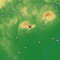 Nearby Forecast Locations - Kékes - Map