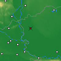 Nearby Forecast Locations - Sombor - Map