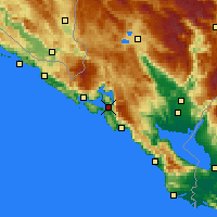 Nearby Forecast Locations - Tivat - Map