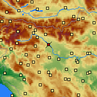 Nearby Forecast Locations - Kranj - Map