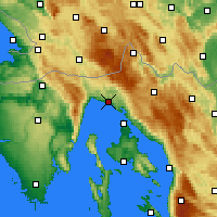 Nearby Forecast Locations - Rijeka - Map