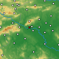 Nearby Forecast Locations - Zagreb Gric - Map