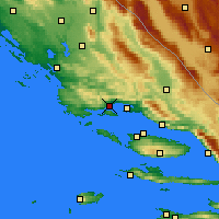 Nearby Forecast Locations - Kaštela - Map