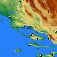 Nearby Forecast Locations - Split - Map