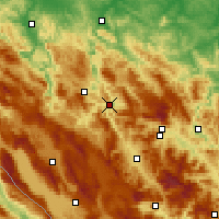 Nearby Forecast Locations - Jajce - Map