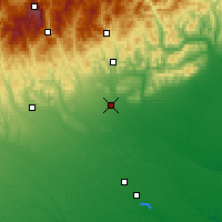 Nearby Forecast Locations - Ploieşti - Map