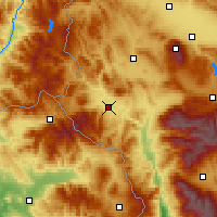 Nearby Forecast Locations - Kustendil - Map