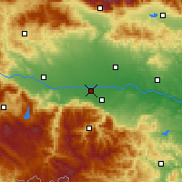 Nearby Forecast Locations - Plovdiv - Map