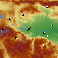 Nearby Forecast Locations - Pazardzhik - Map