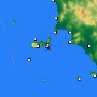 Nearby Forecast Locations - Elba - Map