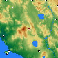 Nearby Forecast Locations - Radicofani - Map