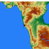 Nearby Forecast Locations - Bonifati - Map