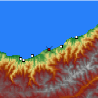Nearby Forecast Locations - Rize - Map
