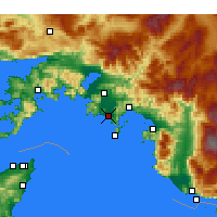 Nearby Forecast Locations - Dalaman - Map