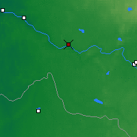 Nearby Forecast Locations - Skrīveri - Map