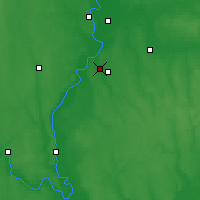 Nearby Forecast Locations - Vyksa - Map
