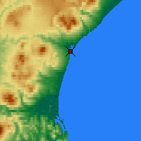 Nearby Forecast Locations - Semjachik - Map
