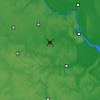 Nearby Forecast Locations - Myronivka - Map