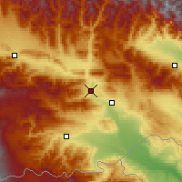 Nearby Forecast Locations - Tbilisi - Map