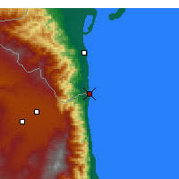 Nearby Forecast Locations - Astara - Map