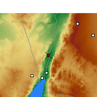 Nearby Forecast Locations - Yotvata - Map