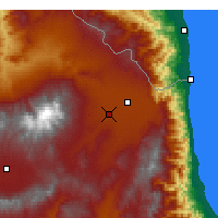 Nearby Forecast Locations - Ardabil - Map