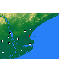 Nearby Forecast Locations - Kakinada - Map