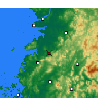 Nearby Forecast Locations - Jeongeup - Map