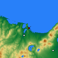 Nearby Forecast Locations - Abashiri - Map