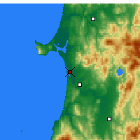 Nearby Forecast Locations - Akita - Map