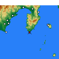 Nearby Forecast Locations - Irozaki - Map