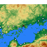 Nearby Forecast Locations - Fukuyama - Map