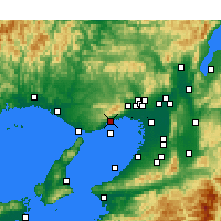 Nearby Forecast Locations - Kobe - Map