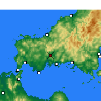 Nearby Forecast Locations - Yamaguchi - Map