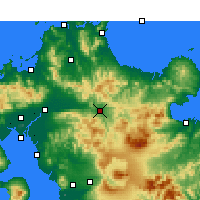 Nearby Forecast Locations - Hita - Map