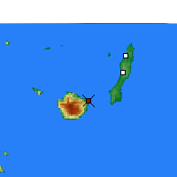 Nearby Forecast Locations - Yakushima - Map