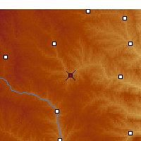 Nearby Forecast Locations - Yan'an - Map