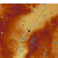 Nearby Forecast Locations - Jiexiu - Map