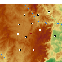 Nearby Forecast Locations - Huguan - Map