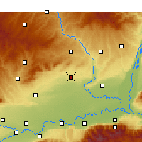 Nearby Forecast Locations - Pucheng/SAX - Map