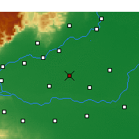 Nearby Forecast Locations - Yanjin - Map