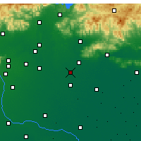 Nearby Forecast Locations - Dachang - Map