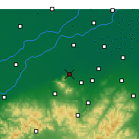 Nearby Forecast Locations - Zouping - Map