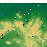 Nearby Forecast Locations - Boshan - Map