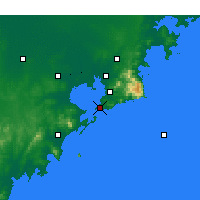 Nearby Forecast Locations - Qingdao - Map