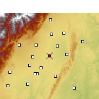 Nearby Forecast Locations - Xindu - Map