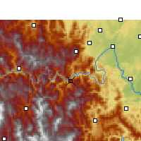 Nearby Forecast Locations - Ebian - Map